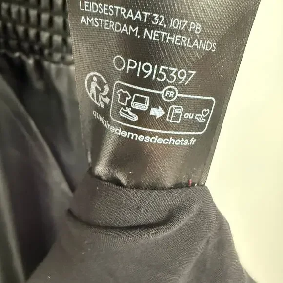 Anthropologie The Tommie Smocked Front-Zip Shirt Dress 3X Faux Leather Edition - Picture 9 of 9